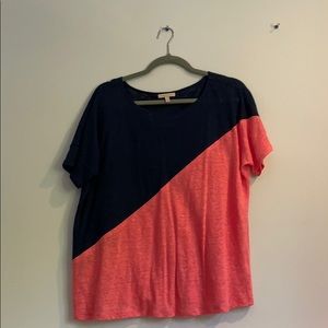 Linen tee top
